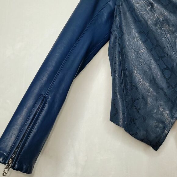 Blank NYC Sharona Snake Print Jacket Size Small - Picture 4 of 14